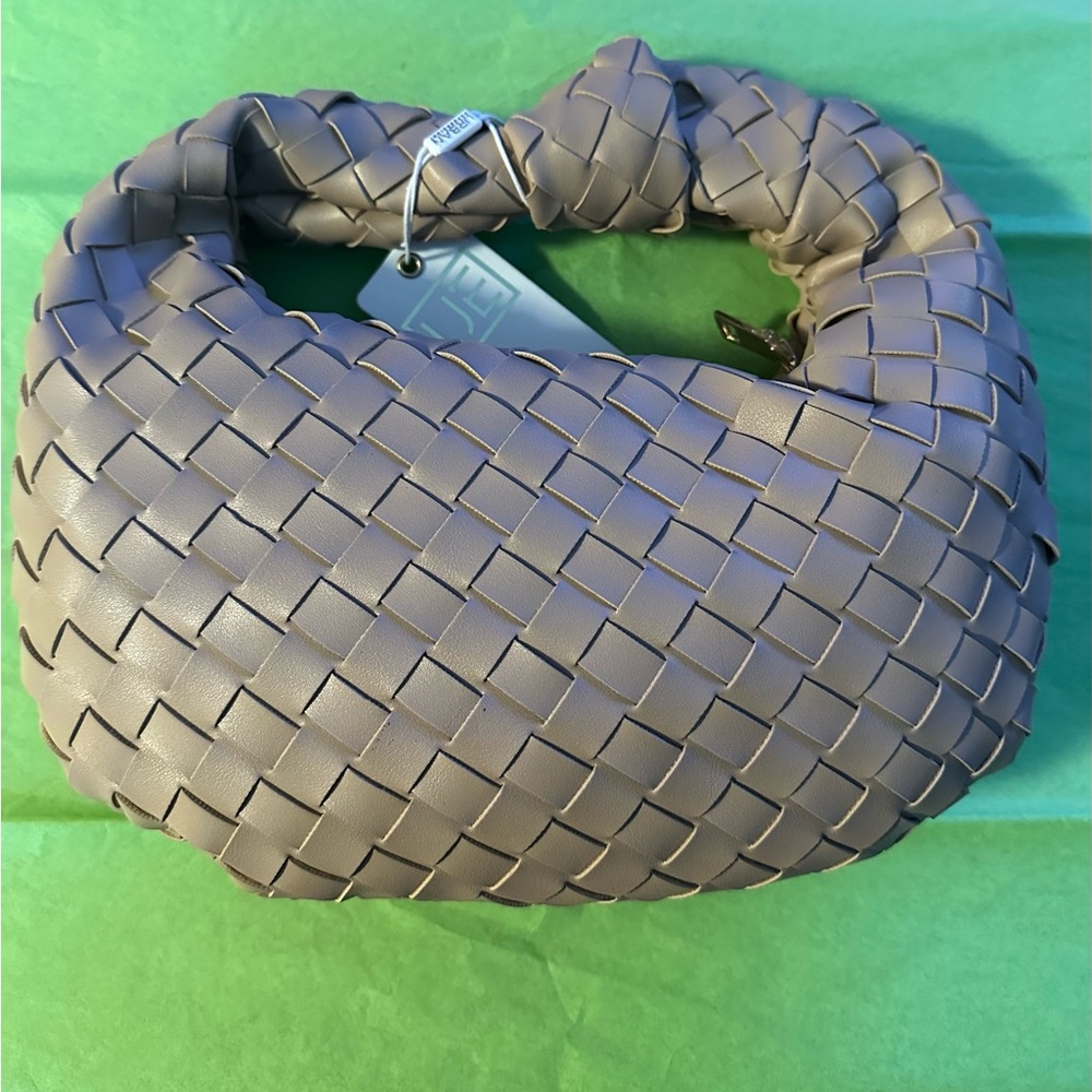 Urban Expressions Taupe Woven Bag